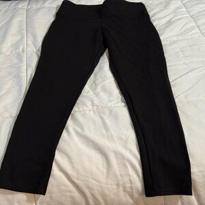 Vince Camuto Women's Black Slim Leg Tech Ponte Ankle Pants, Size XS